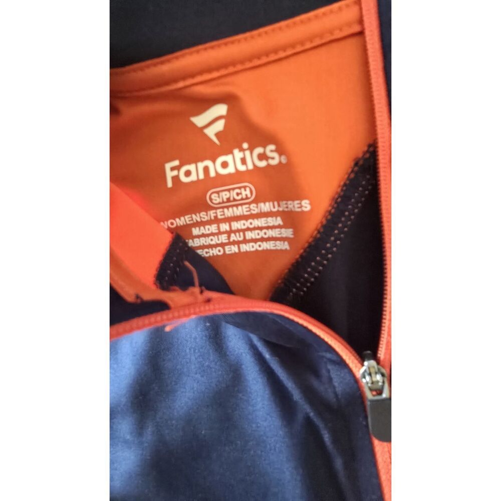 Women's Fanatics Chicago Bears 1/2 Zip Athletic Pullover Sz Small - Picture 2 of 11